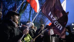 Protest przed KPRM