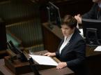 Szydło w Sejmie: Ministrom rządu PiS należały się nagrody za ciężką, uczciwą pracę