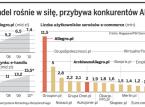 E-handel rośnie w siłę. Przybywa konkurentów Allegro